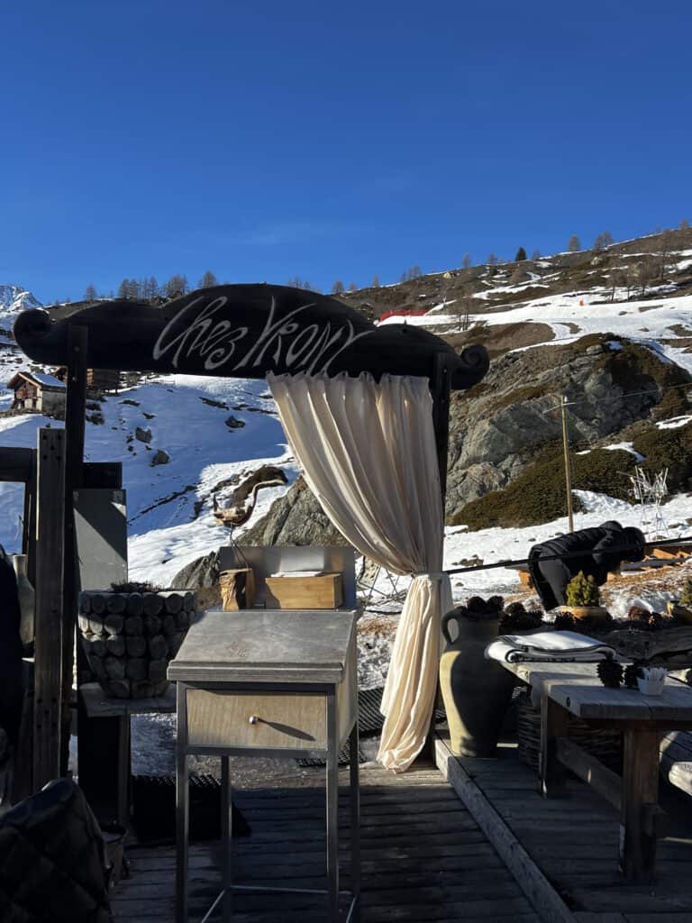 Chez Vrony in Zermatt has some of the best views of the Matterhorn while having amazing food