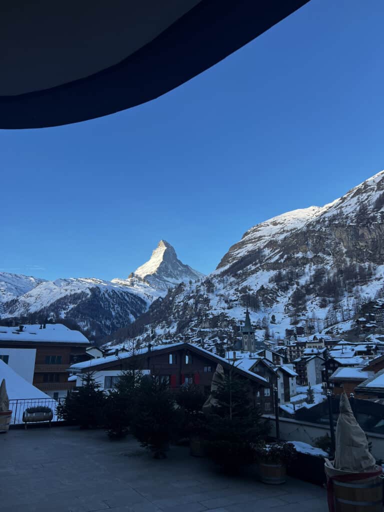 Views from BEAUSiTE Hotel Zermatt