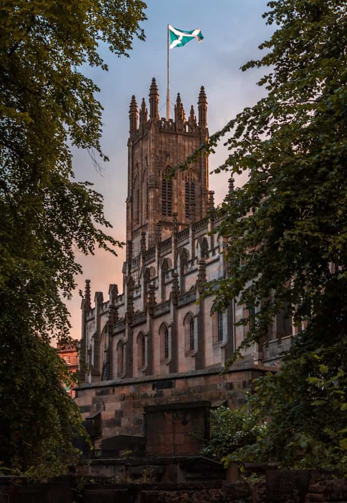 Medieval Building in Edinburgh Scotland 